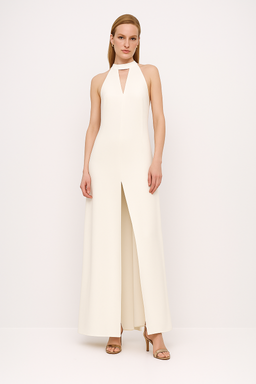 MAXI DRESS WITH A V CUT-OUT