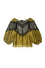 SHEER BLOUSE WITH LACE