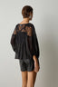 SHEER BLOUSE WITH LACE