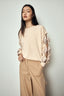 BLOUSE WITH BOWS ON THE SLEEVES