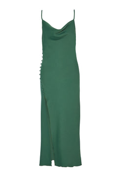 MIDI DRESS WITH BUTTONS