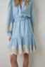 MINI DRESS WITH LONG SLEEVES AND LACE