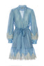 MINI DRESS WITH LONG SLEEVES AND LACE