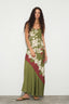 MAXI SLEEVELESS PRINTED DRESS