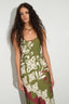 MAXI SLEEVELESS PRINTED DRESS
