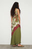 MAXI SLEEVELESS PRINTED DRESS