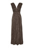 MAXI SLEEVELESS GATHERED DRESS - GOLD LABEL