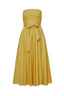 STRAPLESS MIDI DRESS - GOLD LABEL