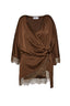 WRAPPED KIMONO WITH LACE - GOLD LABEL