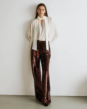 SEQUINED TROUSERS