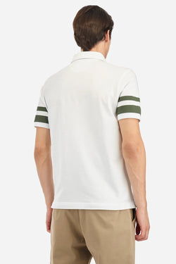 POLO SHIRT IN STRETCH COTTON PIQUÉ IN REGULAR FIT - ARGIMIRO