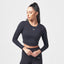 ESSENTIAL FULL SLEEVES CROP TOP