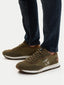 AERONAUTICA MILITARE RETRO SNEAKERS WITH PRINTED SOLE