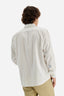 REGULAR FIT SHIRT IN COTTON AND LINEN CANVAS – ARMANDO