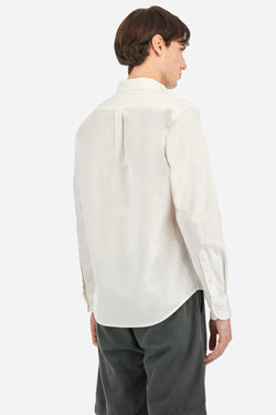 GUARDS SHIRT IN ELASTICATED COTTON WITH A REGULAR FIT - ANSELMO