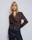 CROPPED DOUBLE-BREASTED BLAZER