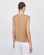 SLEEVELESS TOP WITH A DRAPED NECKLINE