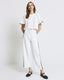 BLOUSE WITH CUT-OUT SLEEVES