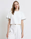 BLOUSE WITH CUT-OUT SLEEVES