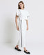 BLOUSE WITH CUT-OUT SLEEVES