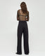 MESH BLOUSE WITH RHINESTONES