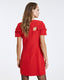 SHORT-SLEEVE DRESS WITH BOWS