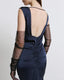 MAXI DRESS WITH DRAPED NECKLINE