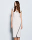 WRAP DRESS WITH A V NECKLINE