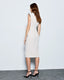 WRAP DRESS WITH A V NECKLINE