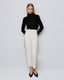 PANTS WITH PIPING DETAILS