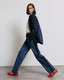 DENIM PANTS WITH DETAILED WAISTBAND