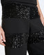 PANTS WITH SEQUIN DETAILS