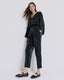 HIGH-WAIST PLEATED PANTS