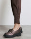 HIGH-WAIST PANTS WITH A BELT