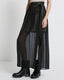 PLEATED SKIRT WITH A BELT