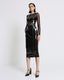 VINYL MIDI SKIRT WITH A ZIPPER