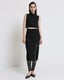 MIDI SKIRT WITH A SLIT AND EMBROIDERIES