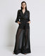 MUSLIN SHIRT WITH SATIN DETAILS