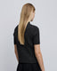 SHORT-SLEEVE KNITTED BLOUSE