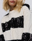 STRIPED KNITTED SWEATER WITH SEQUINS