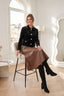 DERHY GIORDANA SHORT VELVET JACKET