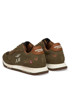 AERONAUTICA MILITARE RETRO SNEAKERS WITH PRINTED SOLE