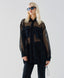 FISHNET LONG BOMBER JACKET