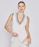 BODYSUIT WITH STRIPED DETAILS