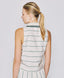 STRIPED TOP WITH A ZIPPER