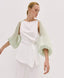 METALLIC-EFFECT SHRUG