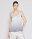 SATIN TOP WITH RIBBED DETAILS