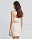 BUSTIER TOP WITH FRONT EMBROIDERIES