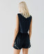 SLEEVELESS TOP WITH EMBROIDERED PATTERN