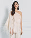 ONE-SHOULDER BLOUSE WITH FRINGES
